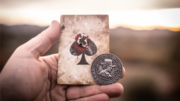 Deadwood Marked (Blue) Playing Cards by Matthew Wright and Mark Bennett - Image 3