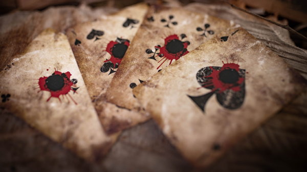 Deadwood Marked (Red) Playing Cards  by Matthew Wright and Mark Bennett - Image 4