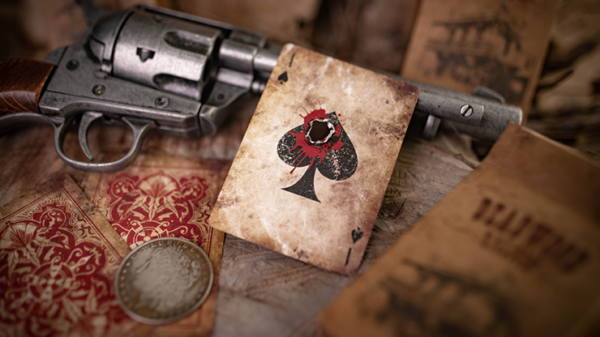 Deadwood Marked (Red) Playing Cards  by Matthew Wright and Mark Bennett - Image 2