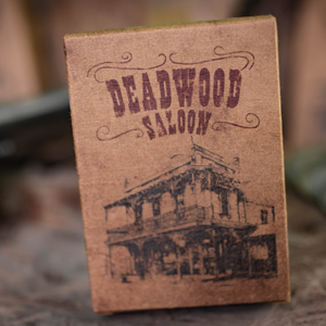 Deadwood Marked (Red) Playing Cards  by Matthew Wright and Mark Bennett