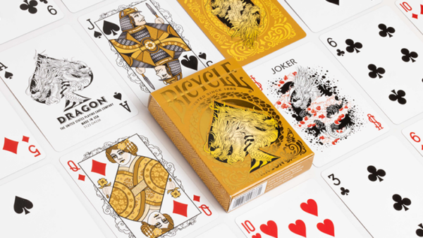 Bicycle Gold Dragon Playing Cards by US Playing Card Co - Image 3