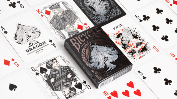 Bicycle Dragon Black Playing Cards by US Playing Card Co - Image 2