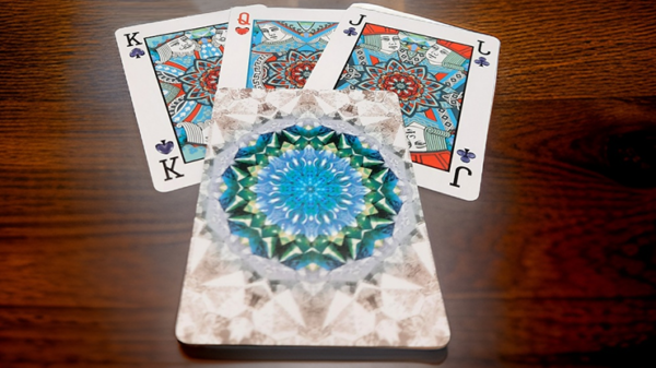 Bicycle Kaleidoscope Blue Playing Cards - Image 2