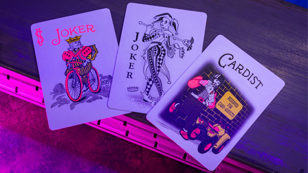 Bicycle Star-Fire Pink Neon Playing Cards - Image 3