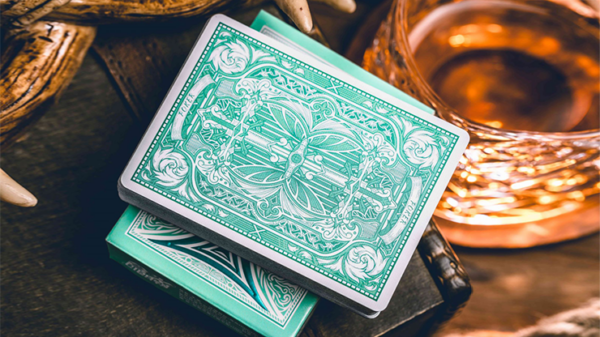 Sanctuary (Cyan) Playing Cards - Image 2