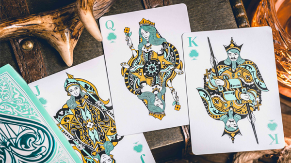 Sanctuary (Cyan) Playing Cards - Image 4
