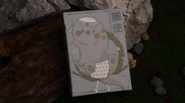 Samurai Otter Playing Cards - MIZU Edition (Standard blue) Playing Cards - Image 2