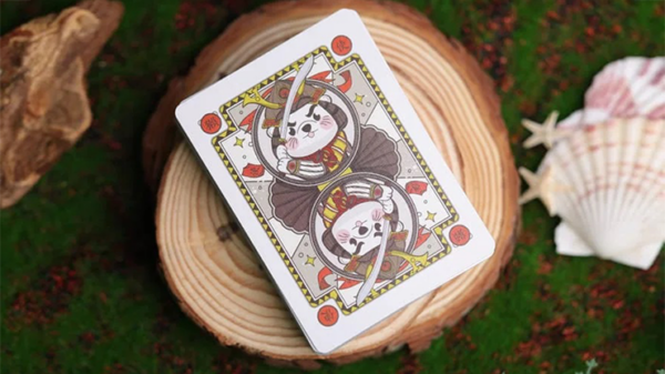 Samurai Otter Playing Cards - Hono Edition (Standard red) Playing Cards - Image 4