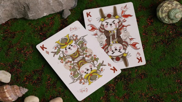 Samurai Otter Playing Cards - Hono Edition (Standard red) Playing Cards - Image 5