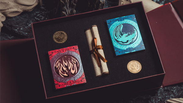 Atlantis (Water and Fire) Limited Gilded 2 Decks Set Playing Cards - Image 2