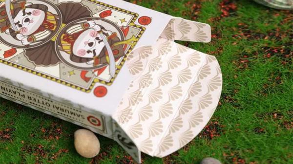 Samurai Otter Playing Cards - Bushido Edition (Scarlet) Playing Cards - Image 2