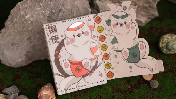 Samurai Otter Playing Cards - Bushido Edition (Scarlet) Playing Cards - Image 3