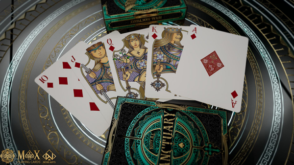 Royal Sanctuary Noble (foil) Emerald Kings Playing Cards - Image 4