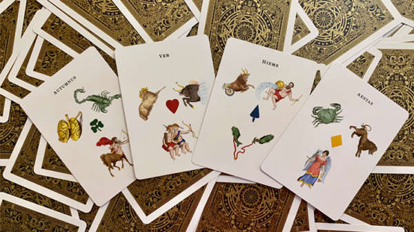 Gilded Astrological Hodges Playing Cards - Image 2