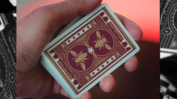 Montauk Hotel Burgundy Playing Cards by Gemini - Image 4