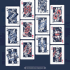 Warriors Of Three Kingdoms (Blue) Playing Cards by YOKAGAME - Image 3