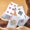 Three Rabbits with Ears Playing Cards - Image 3