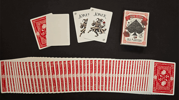 Rose Elites - Old Masters (Red) Marked Deck Playing Cards - Image 3
