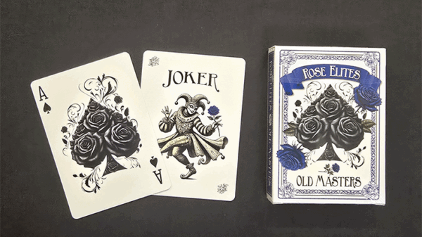 Rose Elites - Old Masters (Blue) Marked Deck Playing Cards - Image 2