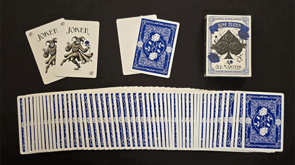 Rose Elites - Old Masters (Blue) Marked Deck Playing Cards - Image 3