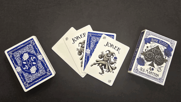 Rose Elites - Old Masters (Blue) Marked Deck Playing Cards - Image 4
