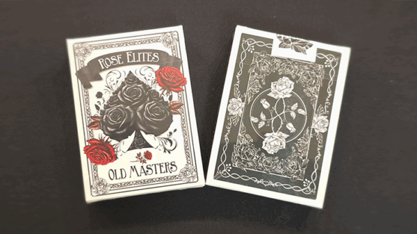 Rose Elites - Old Masters (Black) Marked Deck Playing Cards - Image 5