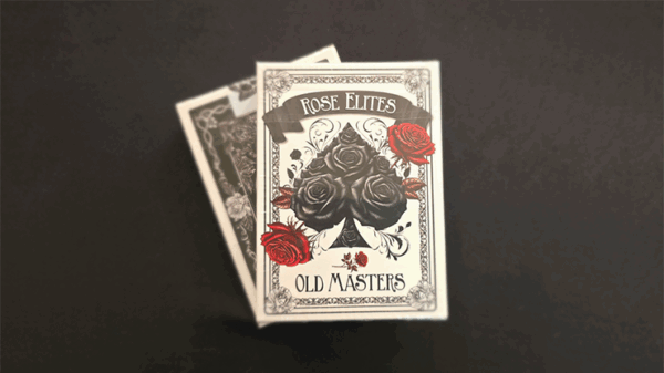 Rose Elites - Old Masters (Black) Marked Deck Playing Cards