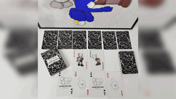 Kaws Seeing / Watching Black Edition Playing Cards - Image 4