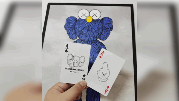 Kaws Seeing / Watching Black Edition Playing Cards - Image 6