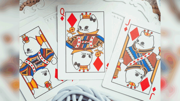 Diary of Kitten and Puppy - Kitten Purple Edition Playing Cards - Image 3
