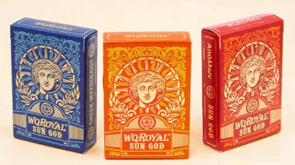 Sun God Greek Mythology Themed Blue Edition Playing Cards - Image 6