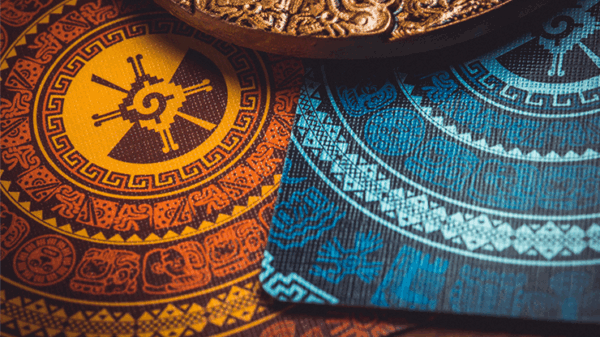 Maya 2 Deck set (Moon and Sun) Playing Cards - Image 2