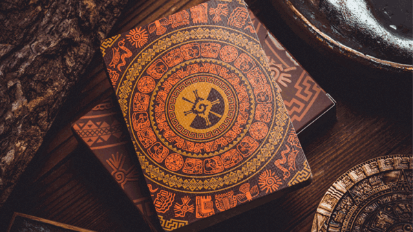 Maya 2 Deck set (Moon and Sun) Playing Cards - Image 4