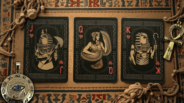Egypt Mythology Black Edition (Green, Nile) Playing Cards - Image 3