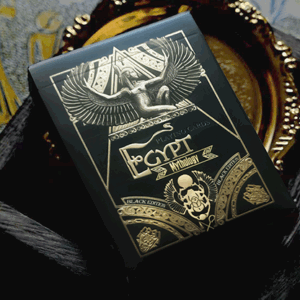Egypt Mythology Black Edition (Pharaoh, Dark Gray) Playing Cards
