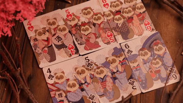 Tanuki Yukaku (Oiran-Dochu) Playing Cards - Image 5