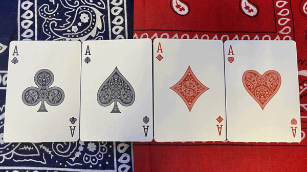 Bicycle Bandana (Blue) Playing Cards - Image 4