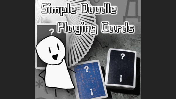 Simple Doodle (Mono) Playing Cards by Bacon Playing Card - Image 2