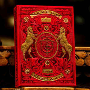 Tavern on the Green: Red Edition Playing Cards by theory11