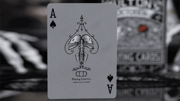 FULTONS OCTOBER TOMBSTONE GREY PLAYING CARDS - Image 3