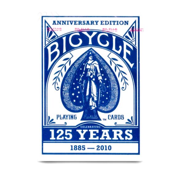 2009 Bicycle 125 years Anniversary Blue Edition Sealed Deck of Playing Cards - Image 2