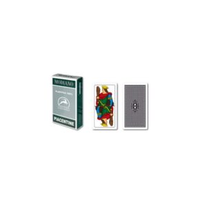 Piacentine 81/10 Modiano playing cards plastic green case