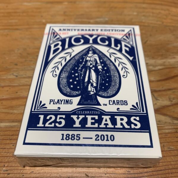 2009 Bicycle 125 years Anniversary Blue Edition Sealed Deck of Playing Cards - Image 3