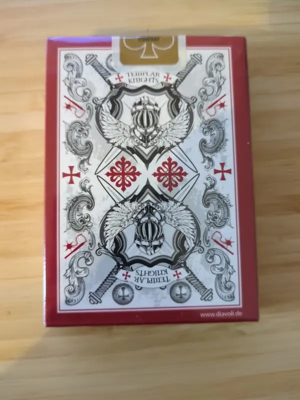 Bicycle Templar Knights Playing Cards Deck - USPCC Diavoli - New & Sealed - Rare - Image 5