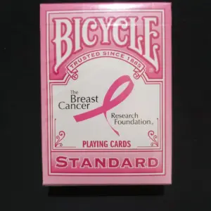 Bicycle Playing Cards Poker Size USPCC Limited Ed Breast Cancer
