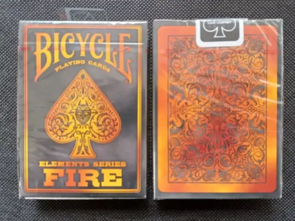 BICYCLE PLAYING CARDS DECK FIRE ELEMENTS SERIES