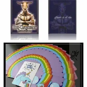 Pro Cardistry Rainbow Unicorn April Fools playing cards by Handlordz