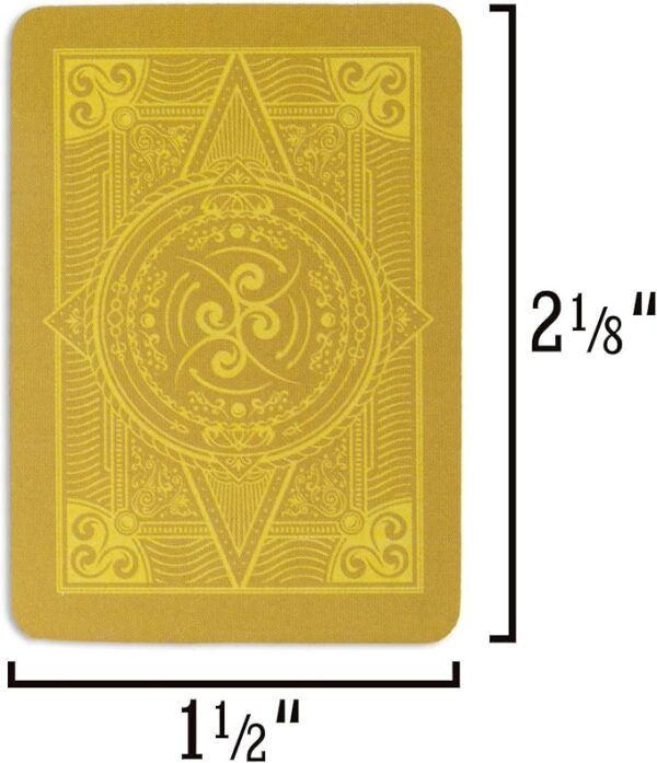 Brybelly Four Elements Miniature Playing Cards 4-pack - Tiny 1/3 Size Poker Deck - Image 2