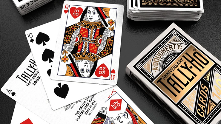 Tally Ho 140th Anniversary (Metaluxe) Playing Cards by US Playing Card ...